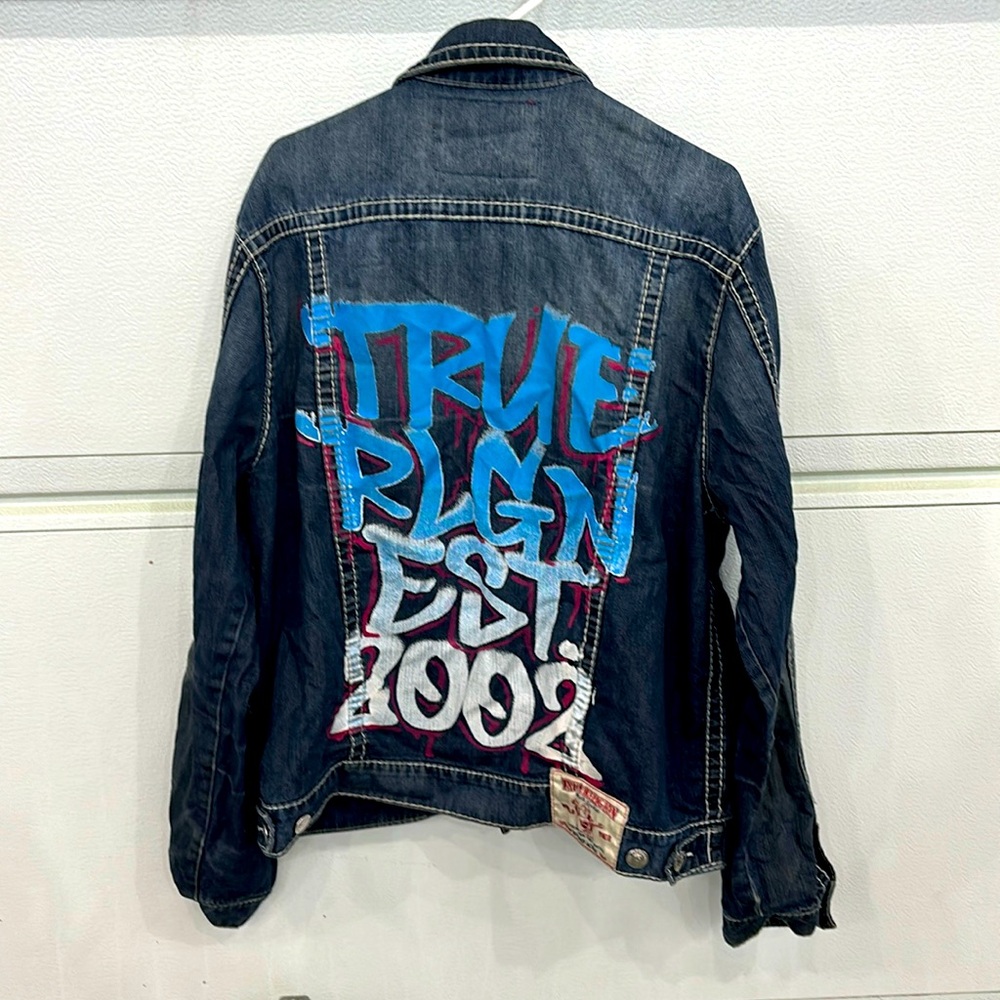 True religion brand jeans denim jacket